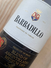 Amontillado Medium Dry Sherry, Antonio Barbadillo