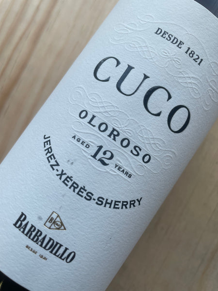 Barbadillo Oloroso Cuco halves