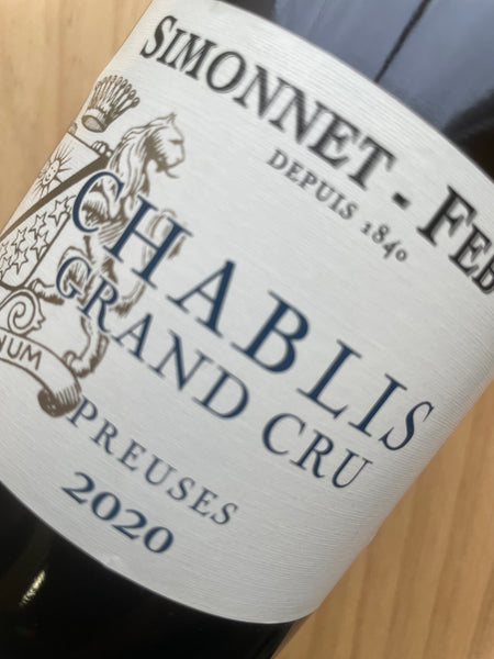 Simonnet Febvre Chablis Grand Cru Preuses 2020