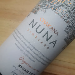 Chakana Nuna Vineyard Syrah 2019