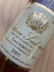Château Suduiraut 2003 halves