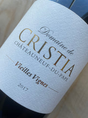 Domaine de Cristia Châteauneuf du Pape Vieilles Vignes 2017