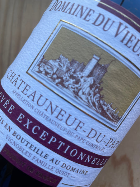 Domaine du Vieux Lazaret Châteauneuf du Pape Cuvée Exceptionnelle 2019