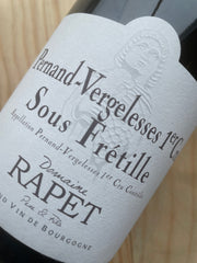 Domaine Rapet Pernand-Vergelesses 1er Cru Sous Frétille 2016