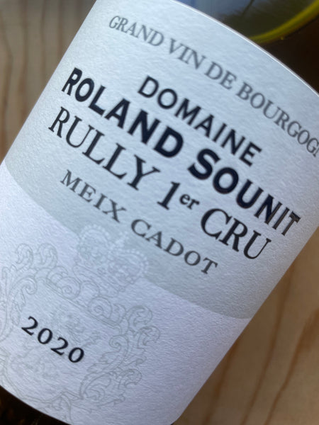 Domaine Roland Sounit Rully 1er Cru Meix Cadot 2020