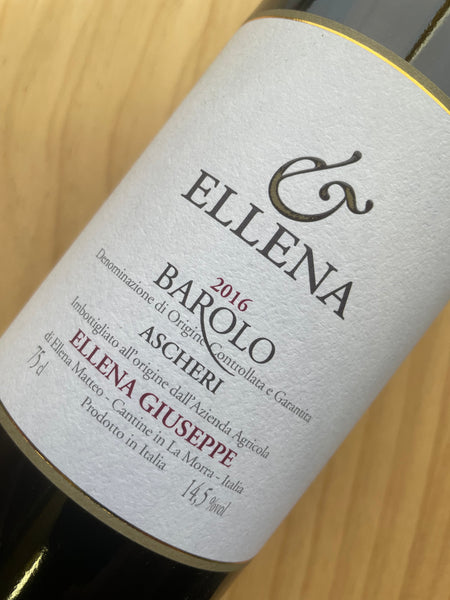 Ellena Giuseppe Barolo Ascheri 2016