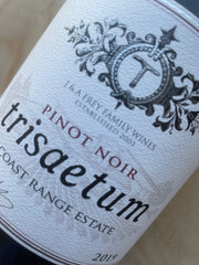 Trisaetum Coast Range Estate Pinot Noir 2019