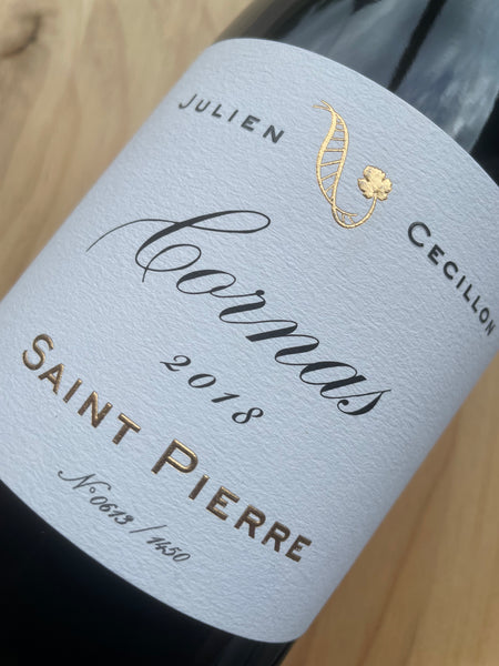 Julien Cécillon Cornas Saint Pierre 2018