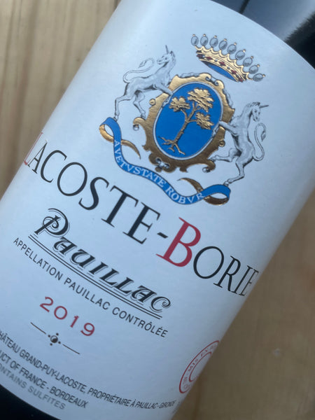 Lacoste Borie 2019