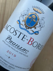 Lacoste Borie 2019