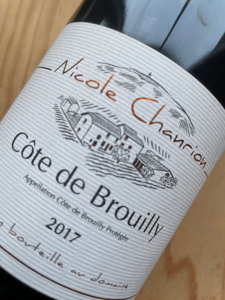 Nicole Chanrion Côte de Brouilly 2017