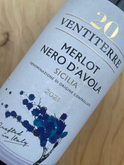 Zonin 20 Ventiterre Merlot Nero d’Avola 2021